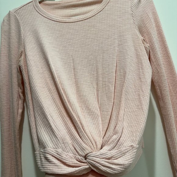 Aerie Light Pink Long Sleeve Top - Picture 5 of 8